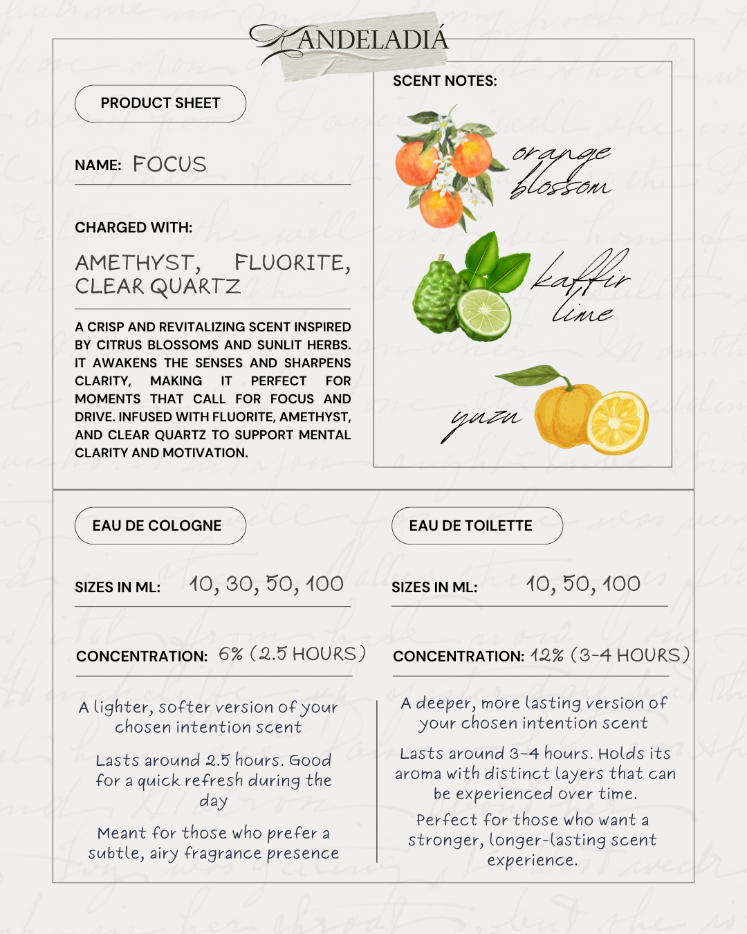 Focus Intention Spray